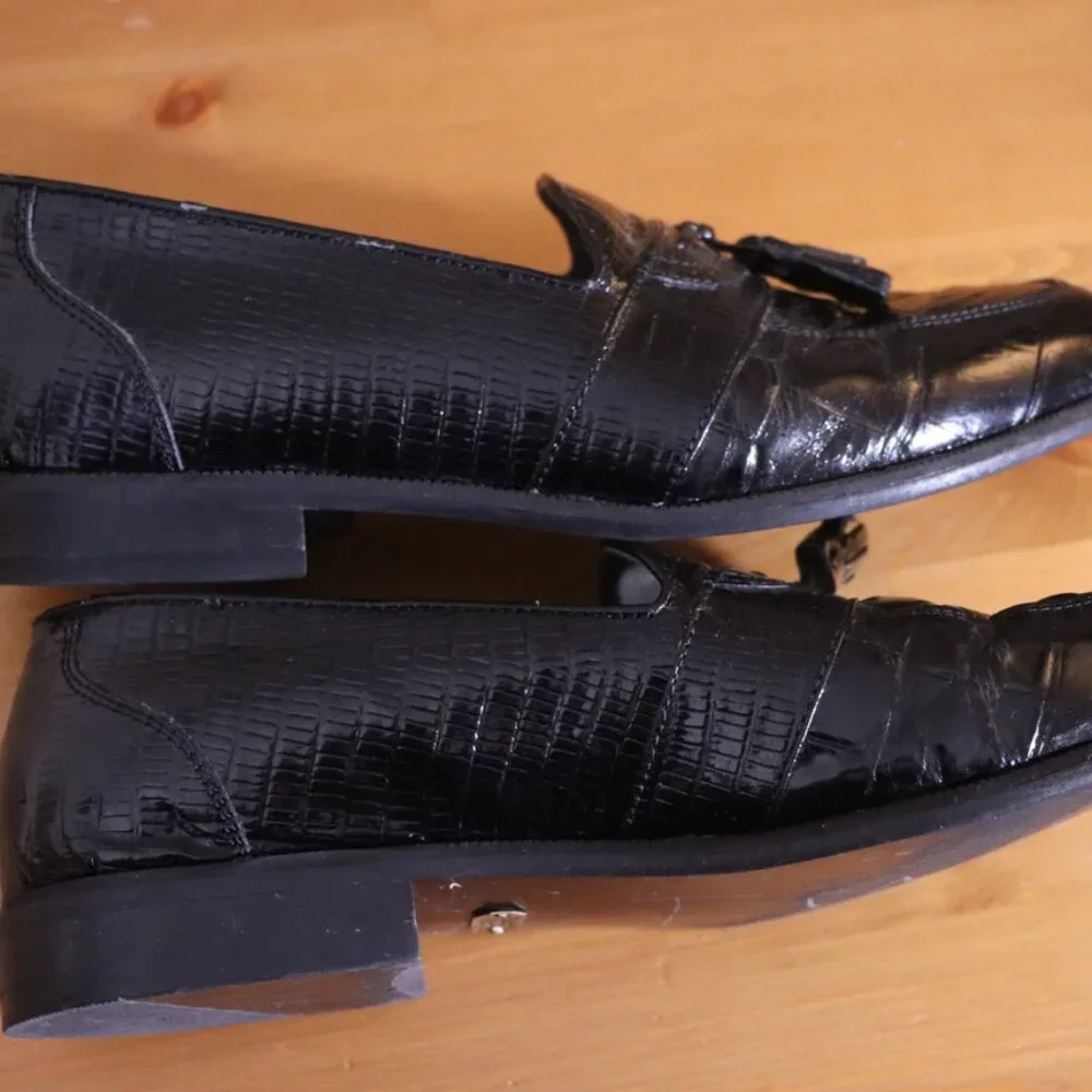 Stacy Adams Genuine Snakeskin Loafer Men’s Size 10